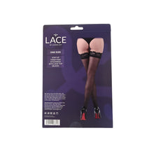 Load image into Gallery viewer, lace-by-lj-stay-up-thigh-high-stockings-with-lace-top
