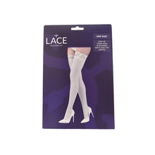 Load image into Gallery viewer, lace-by-lj-stay-up-thigh-high-stockings-with-lace-top
