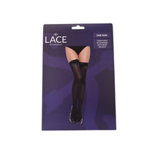 Load image into Gallery viewer, lace-by-lj-thigh-high-stockings-with-bow
