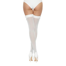 Load image into Gallery viewer, lace-by-lj-thigh-high-stockings-with-bow
