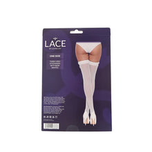 Load image into Gallery viewer, lace-by-lj-thigh-high-stockings-with-bow
