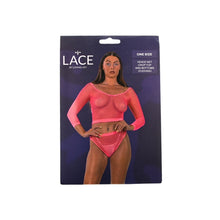 Load image into Gallery viewer, lace-by-lj-fence-net-crop-top-and-bottoms
