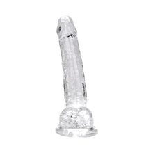 Load image into Gallery viewer, loving-joy-7-inch-dildo-with-balls-clear
