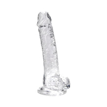 Load image into Gallery viewer, loving-joy-7-inch-dildo-with-balls-clear
