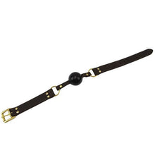 Load image into Gallery viewer, nound-nubuck-leather-solid-ball-gag
