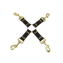 Load image into Gallery viewer, bound-nubuck-leather-4-way-hog-tie
