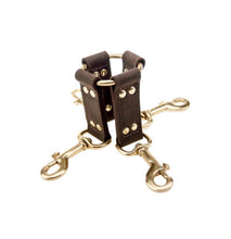 Load image into Gallery viewer, bound-nubuck-leather-4-way-hog-tie
