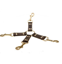 Load image into Gallery viewer, bound-nubuck-leather-4-way-hog-tie
