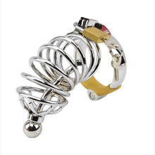 Load image into Gallery viewer, impound-corkscrew-male-chastity-device-with-penis-plug
