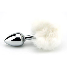 Load image into Gallery viewer, furry-fantasy-white-bunny-tail
