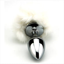 Load image into Gallery viewer, furry-fantasy-white-bunny-tail
