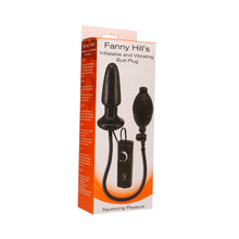 Load image into Gallery viewer, inflatable-vibrating-butt-plug-black
