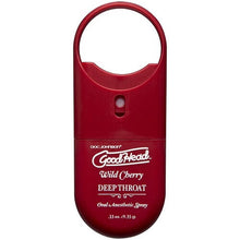 Load image into Gallery viewer, doc-johnson-goodhead-to-go-deep-throat-spray-wild-cherry
