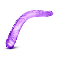 Load image into Gallery viewer, double-dildo-16-inch-purple
