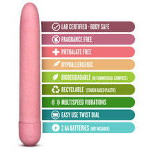 Load image into Gallery viewer, gaia-biodegradable-eco-vibrator-pink
