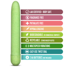 Load image into Gallery viewer, gaia-biodegradable-eco-vibrator-green
