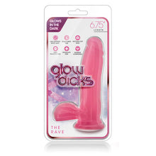 Load image into Gallery viewer, glow-in-the-dark-7-inch-suction-base-cock-with-balls
