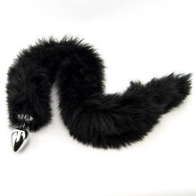 Load image into Gallery viewer, furry-fantasy-black-panther-tail-butt-plug
