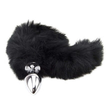 Load image into Gallery viewer, furry-fantasy-black-panther-tail-butt-plug
