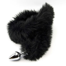 Load image into Gallery viewer, furry-fantasy-black-panther-tail-butt-plug
