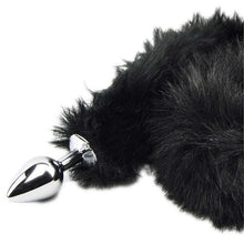 Load image into Gallery viewer, furry-fantasy-black-panther-tail-butt-plug
