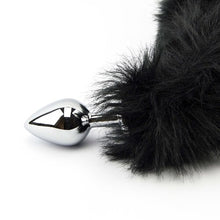 Load image into Gallery viewer, furry-fantasy-black-panther-tail-butt-plug
