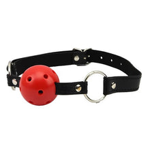 Load image into Gallery viewer, bound-to-please-breathable-ball-gag-red
