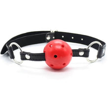 Load image into Gallery viewer, bound-to-please-breathable-ball-gag-red
