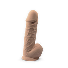 Load image into Gallery viewer, 8-5-inch-realistic-silicone-dual-density-girthy-dildo-with-suction-cup-with-balls
