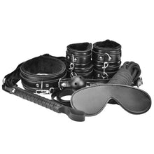 Load image into Gallery viewer, loving-joy-beginners-bondage-kit-black-8-piece
