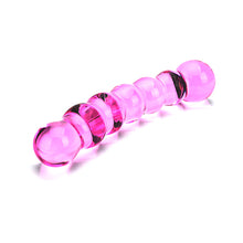 Load image into Gallery viewer, spectrum-ribbed-glass-dildo
