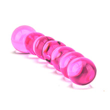 Load image into Gallery viewer, spectrum-ribbed-glass-dildo
