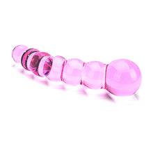 Load image into Gallery viewer, spectrum-ribbed-glass-dildo
