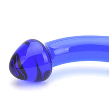 Load image into Gallery viewer, spectrum-ribbed-g-spot-glass-dildo
