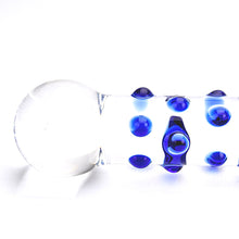 Load image into Gallery viewer, spectrum-nubby-textured-glass-dildo
