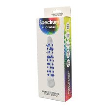 Load image into Gallery viewer, spectrum-nubby-textured-glass-dildo
