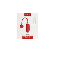 Load image into Gallery viewer, svakom-ella-app-controlled-silicone-vibrating-egg-red
