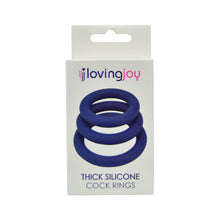 Load image into Gallery viewer, loving-joy-thick-silicone-cock-rings-3-pack
