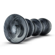 Load image into Gallery viewer, jet-black-jack-large-ribbed-butt-plug-7-inches
