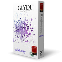 Load image into Gallery viewer, glyde-ultra-wildberry-flavour-vegan-condoms-10-pack
