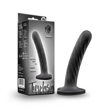 Load image into Gallery viewer, twist-silicone-dildo-with-suction-cup-medium
