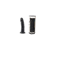 Load image into Gallery viewer, 7-5-inch-realistic-silicone-dual-density-dildo-with-suction-cup-black
