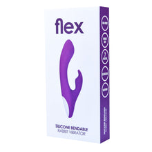 Load image into Gallery viewer, loving-joy-flex-silicone-bendable-rabbit-vibrator
