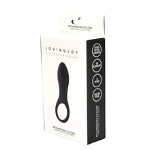 Load image into Gallery viewer, loving-joy-rechargeable-silicone-vibrating-cock-ring
