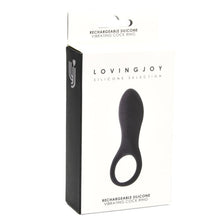 Load image into Gallery viewer, loving-joy-rechargeable-silicone-vibrating-cock-ring
