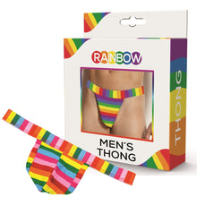 Load image into Gallery viewer, rainbow-men-s-thong
