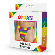 Load image into Gallery viewer, rainbow-men-s-thong
