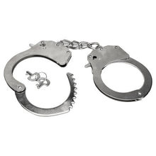 Load image into Gallery viewer, bound-to-please-metal-handcuffs
