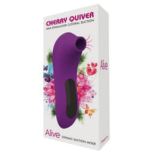 Load image into Gallery viewer, alive-cherry-quiver-suction-vibrator
