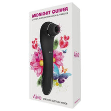 Load image into Gallery viewer, alive-midnight-quiver-suction-vibrator
